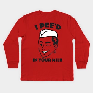 MILK MAN Kids Long Sleeve T-Shirt